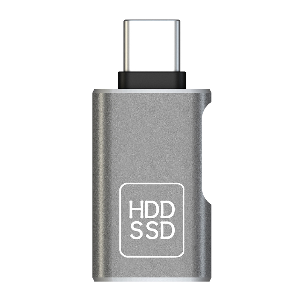 Адаптер PERO AD16 OTG, USB-C TO USB-A 3.0, серый