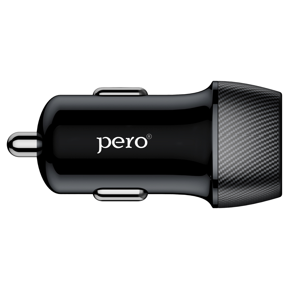 Автомобильное зарядное устройство PERO AC01 AUTO MAX, 2USB, 2.4A
