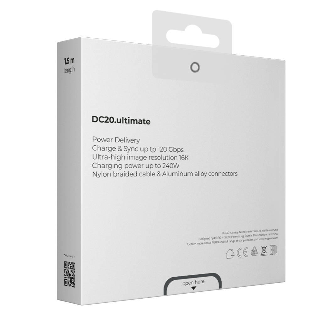 Дата-кабель PERO DC20 ultimate PD