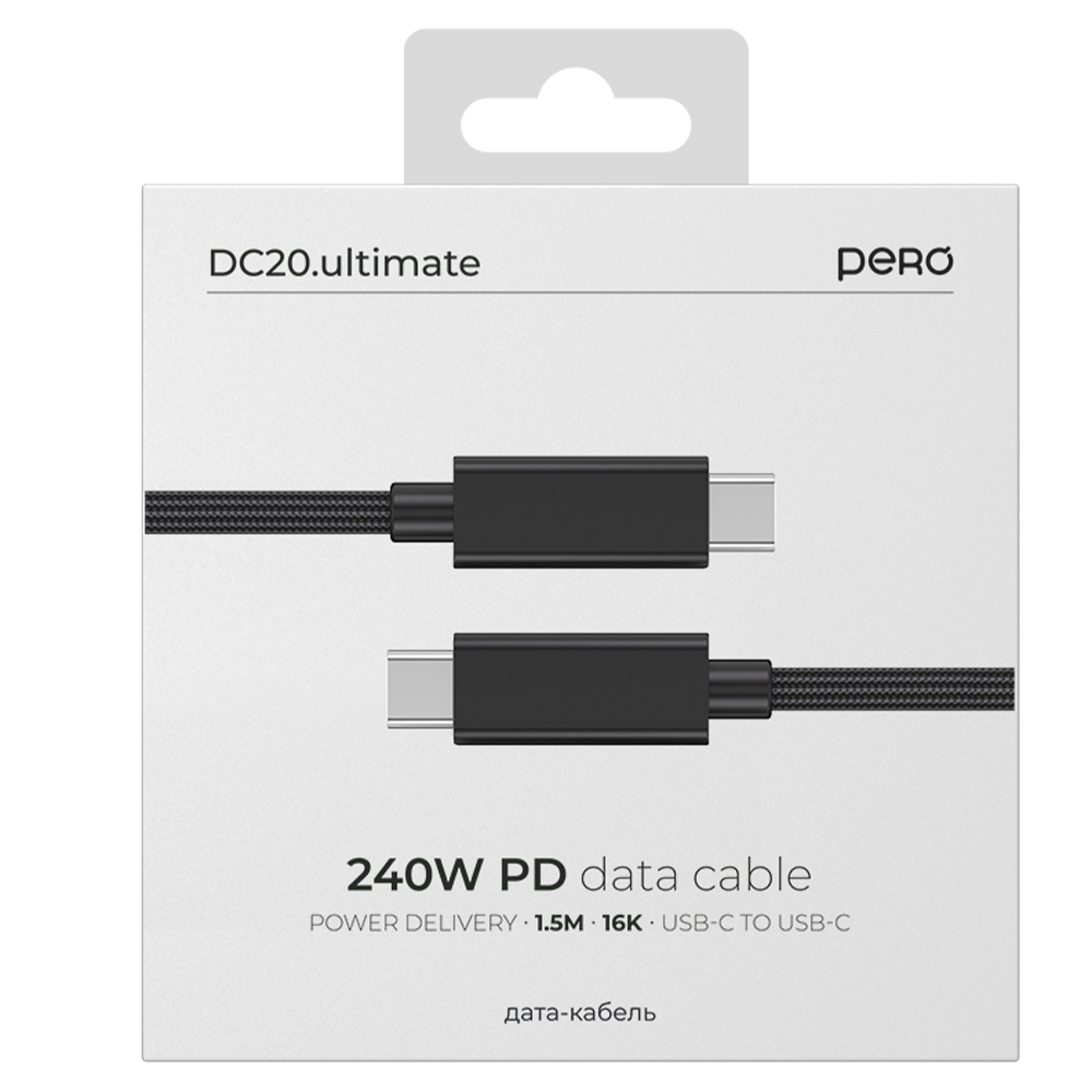 Дата-кабель PERO DC20 ultimate PD