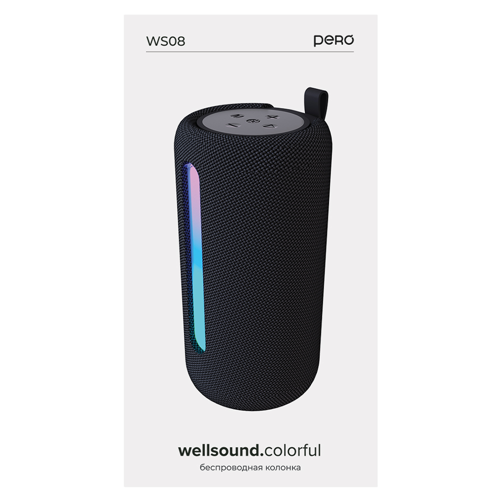 Беспроводная колонка PERO WS08 wellsound.colorful