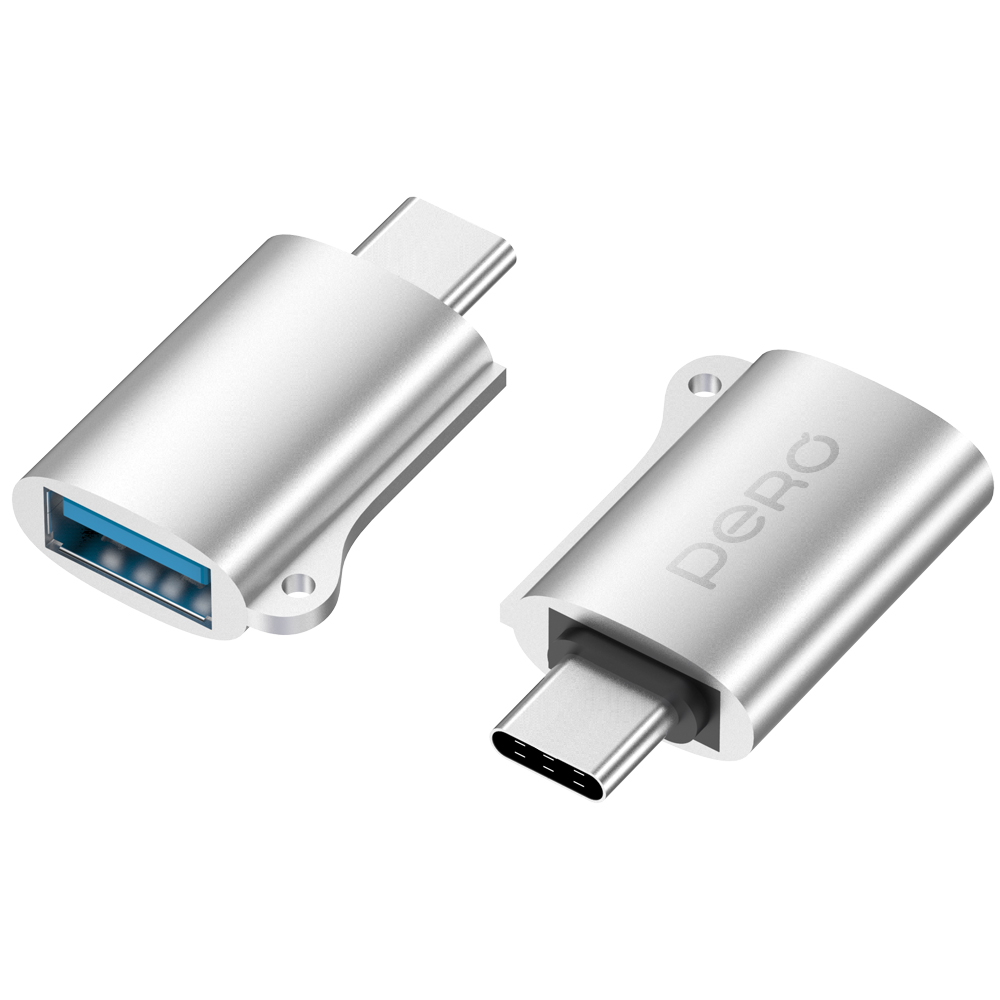 Адаптер PERO AD02 OTG ALUMINIUM ALLOY