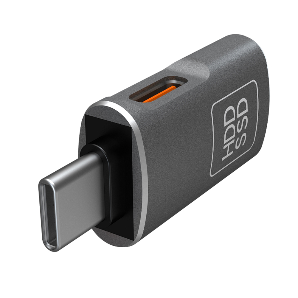 Адаптер PERO AD16 OTG, USB-C TO USB-A 3.0, серый