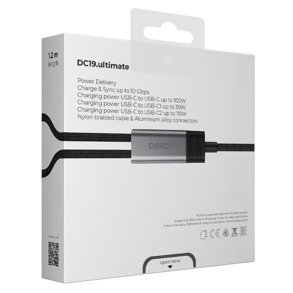Дата-кабель PERO DC19 ultimate PD