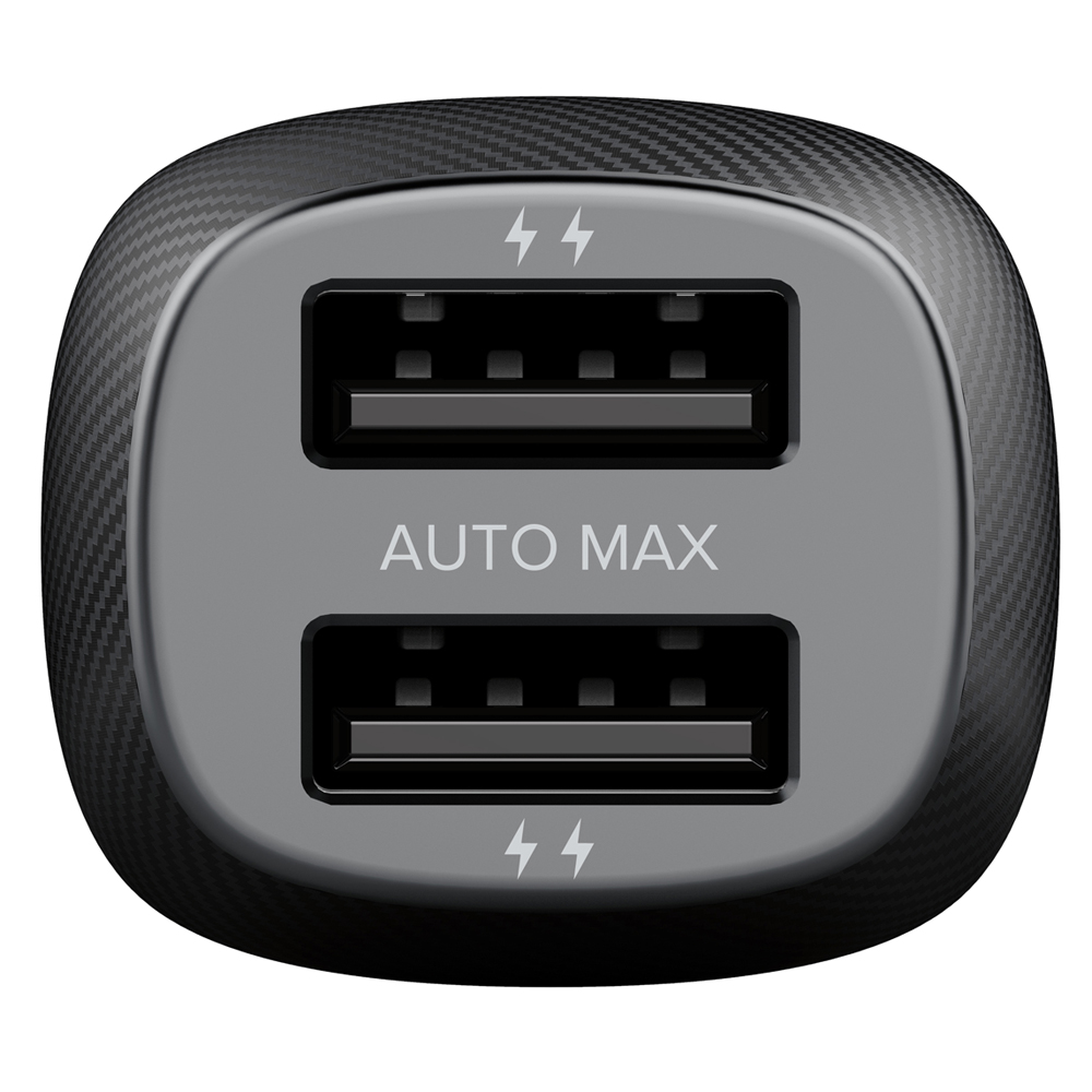 Автомобильное зарядное устройство PERO AC01 AUTO MAX, 2USB, 2.4A