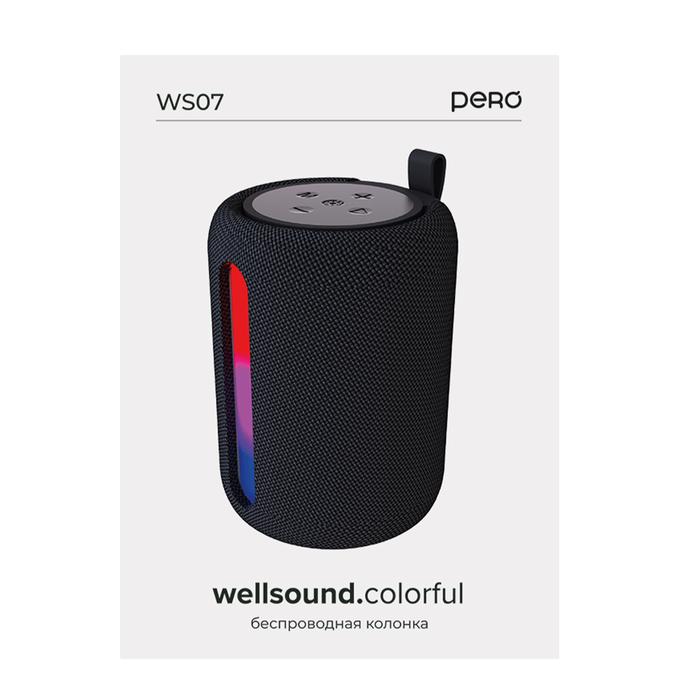 Беспроводная колонка PERO WS07 wellsound.colorful