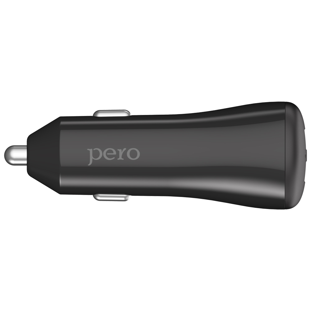 Автомобильное зарядное устройство PERO AC02 AUTO MAX, 2USB, 2.4A