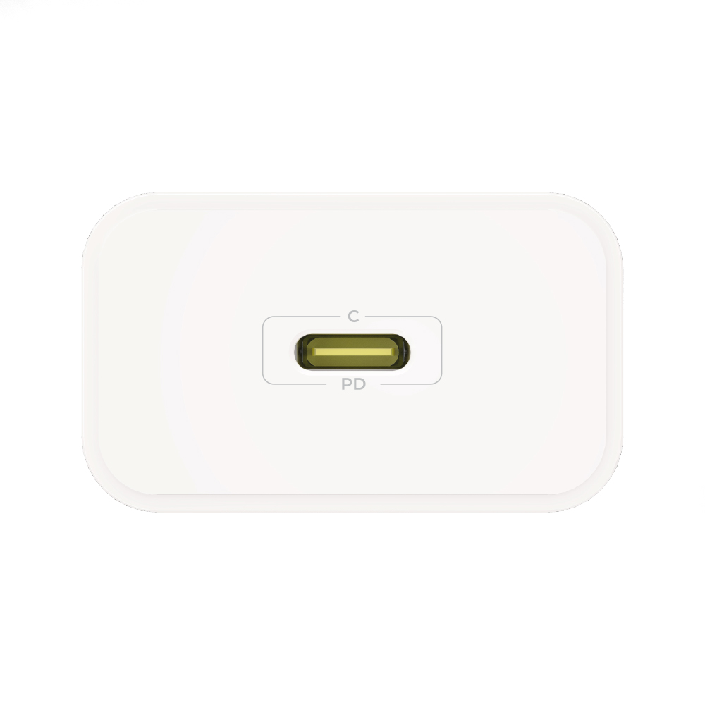 Сетевое зарядное устройство PERO TC33, USB-C PD, 20W