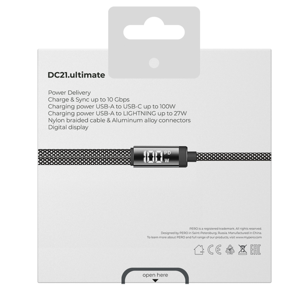 Дата-кабель PERO DC21 ultimate PD